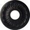 Ekena Millwork Blackthorn Ceiling Medallion (Fits Canopies up to 4 7/8"), 11 3/4"OD x 3 5/8"ID x 1"P, Steel Gray CM11BLSGS - alternate 1
